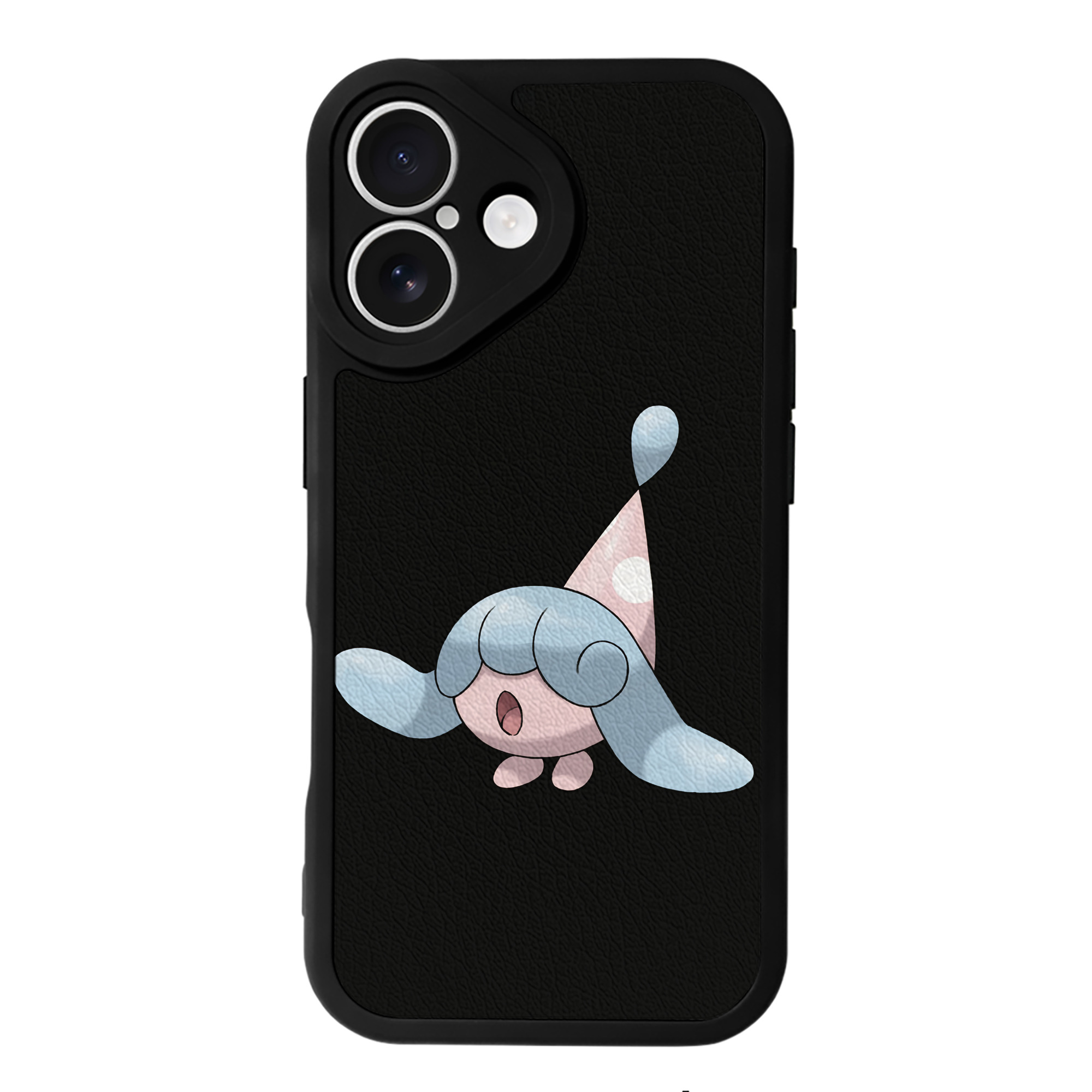 （画像用） ポケットモンスター Pokémon 【iPhone 16シリーズ対応】シリコンスマホケース（レザー調） 材質：シリコン
